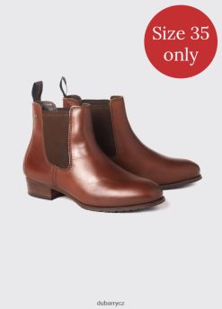 bota s korkovou koženou podrážkou ženy Dubarry JPP440637 Kaštan obuv