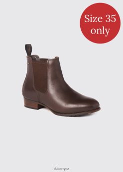 bota s korkovou koženou podrážkou ženy Dubarry JPP440749 mahagon obuv