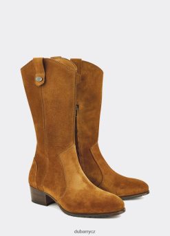 bota s koženou podrážkou portobello ženy Dubarry JPP440583 velbloud obuv