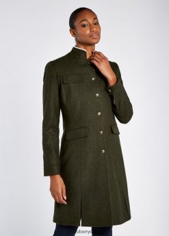 coolepark tvídový kabát ženy Dubarry JPP440196 loden oblečení