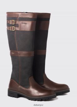 country bota longford ženy Dubarry JPP44064 černo-hnědá obuv