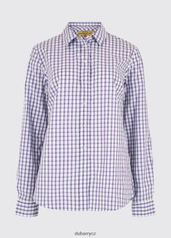 gillyflower kostkovaná košile ženy Dubarry JPP440557 modrá multi oblečení