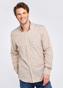 kostkovaná košile connell tattersall muži Dubarry JPP4401160 šedozelená oblečení