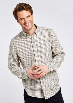 kostkovaná košile connell tattersall muži Dubarry JPP440980 břidlicově modrá oblečení