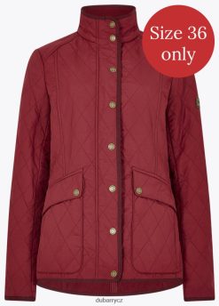 prošívaný kabát bettystown ženy Dubarry JPP440756 rubín oblečení