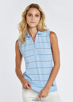 pruhované polo gracehill ženy Dubarry JPP440148 světlá obloha oblečení