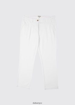 rákosové capri kalhoty ženy Dubarry JPP440598 bílý oblečení