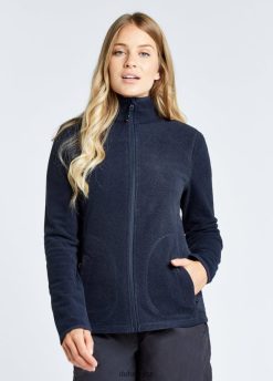 sicilský celorozepínací fleece ženy Dubarry JPP440206 námořnictvo oblečení