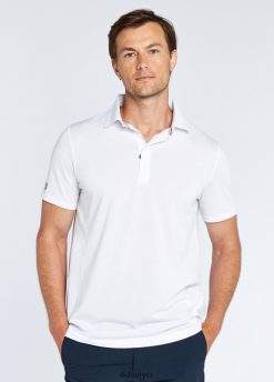 Sorrento polo s krátkým rukávem muži Dubarry JPP440998 bílý oblečení