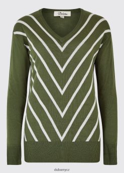 svetr z pilltownu ženy Dubarry JPP440823 pesto oblečení