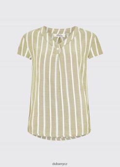 triko s gardénií ženy Dubarry JPP440797 khaki oblečení