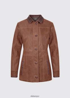 zlatnická dámská kožená bunda ženy Dubarry JPP440612 vlašský ořech oblečení